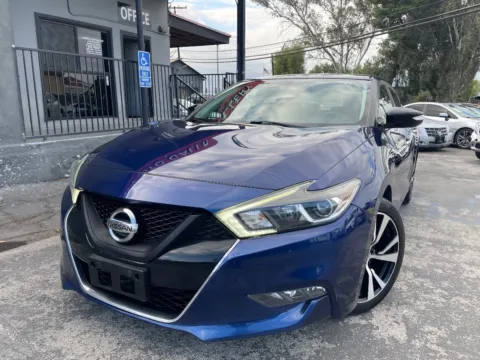 Blue 2018 Nissan Maxima SV for sale in Corona, CA