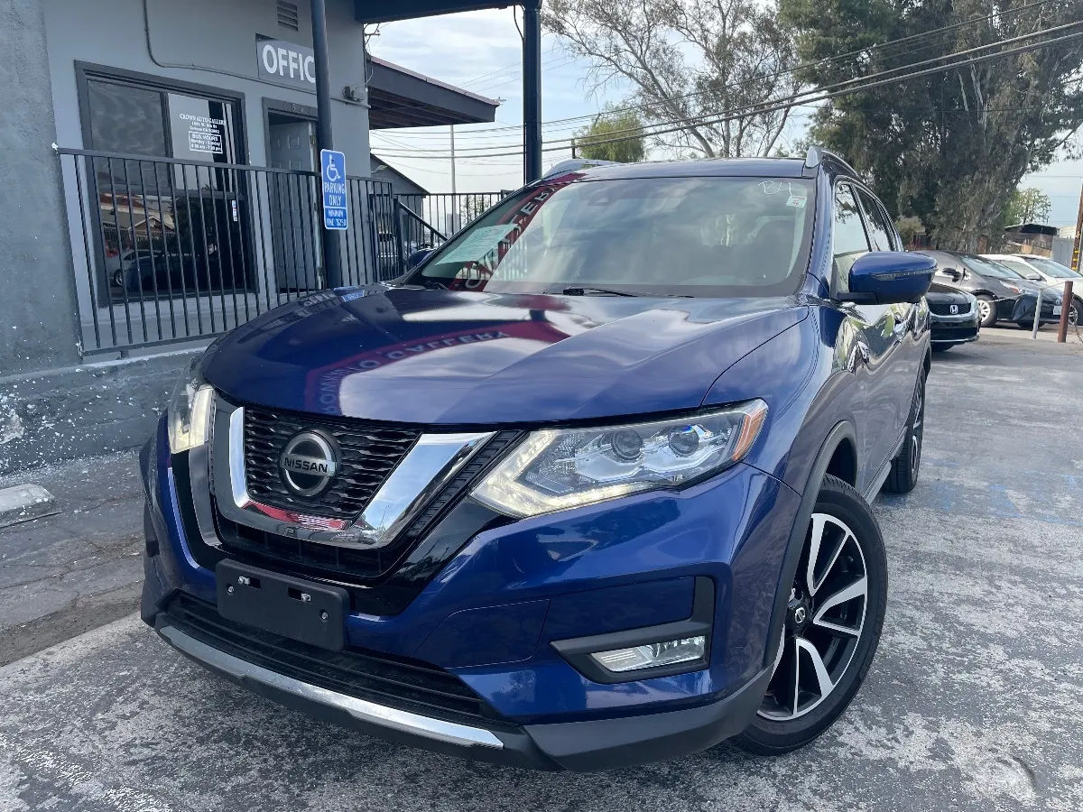 Blue 2019 Nissan Rogue SL for sale in Corona, CA