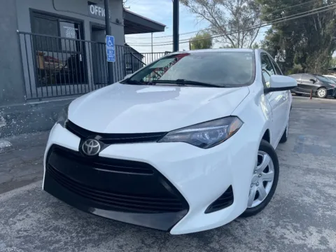 White 2018 Toyota Corolla LE for sale in Corona, CA