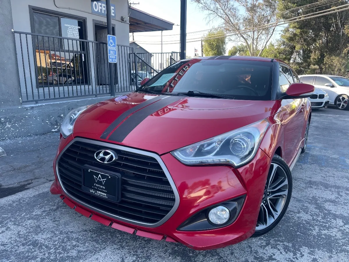 Red 2016 Hyundai Veloster Turbo for sale in Corona, CA
