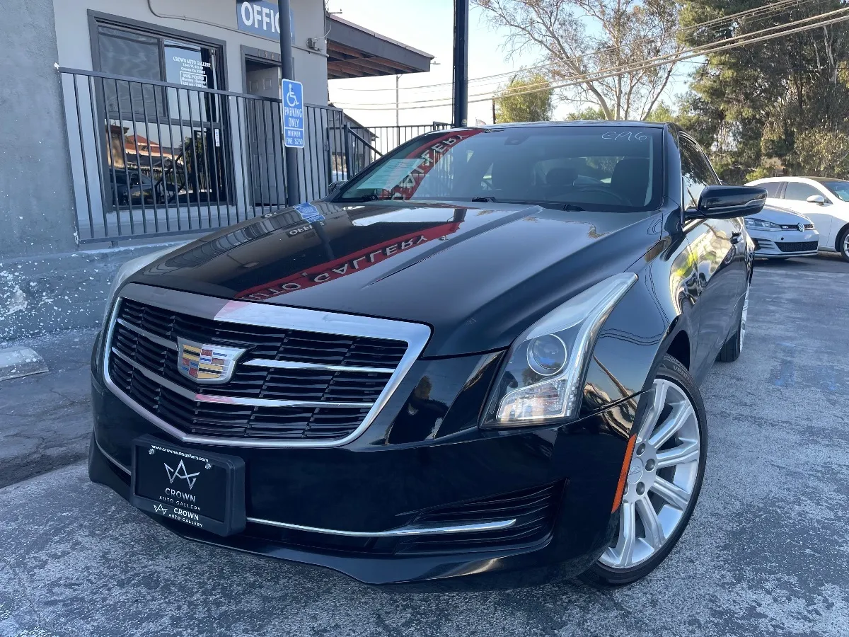 Black 2015 Cadillac ATS Coupe Standard AWD for sale in Corona, CA