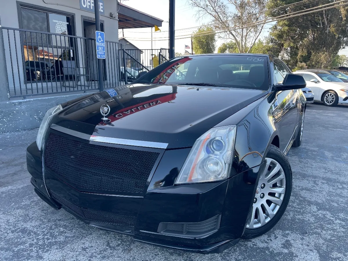 Black 2014 Cadillac CTS Coupe 3.6L for sale in Corona, CA