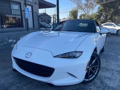 White 2017 Mazda MX-5 Miata Grand Touring for sale in Corona, CA