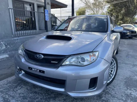 Silver 2014 Subaru Impreza Sedan WRX for sale in Corona, CA