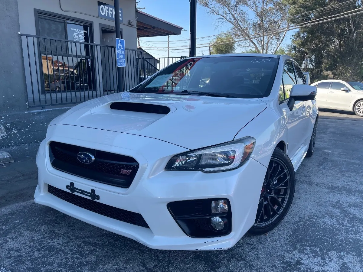 White 2016 Subaru WRX STI for sale in Corona, CA