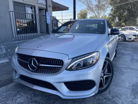 Silver 2016 Mercedes-Benz C-Class C 450 AMG for sale in Corona, CA