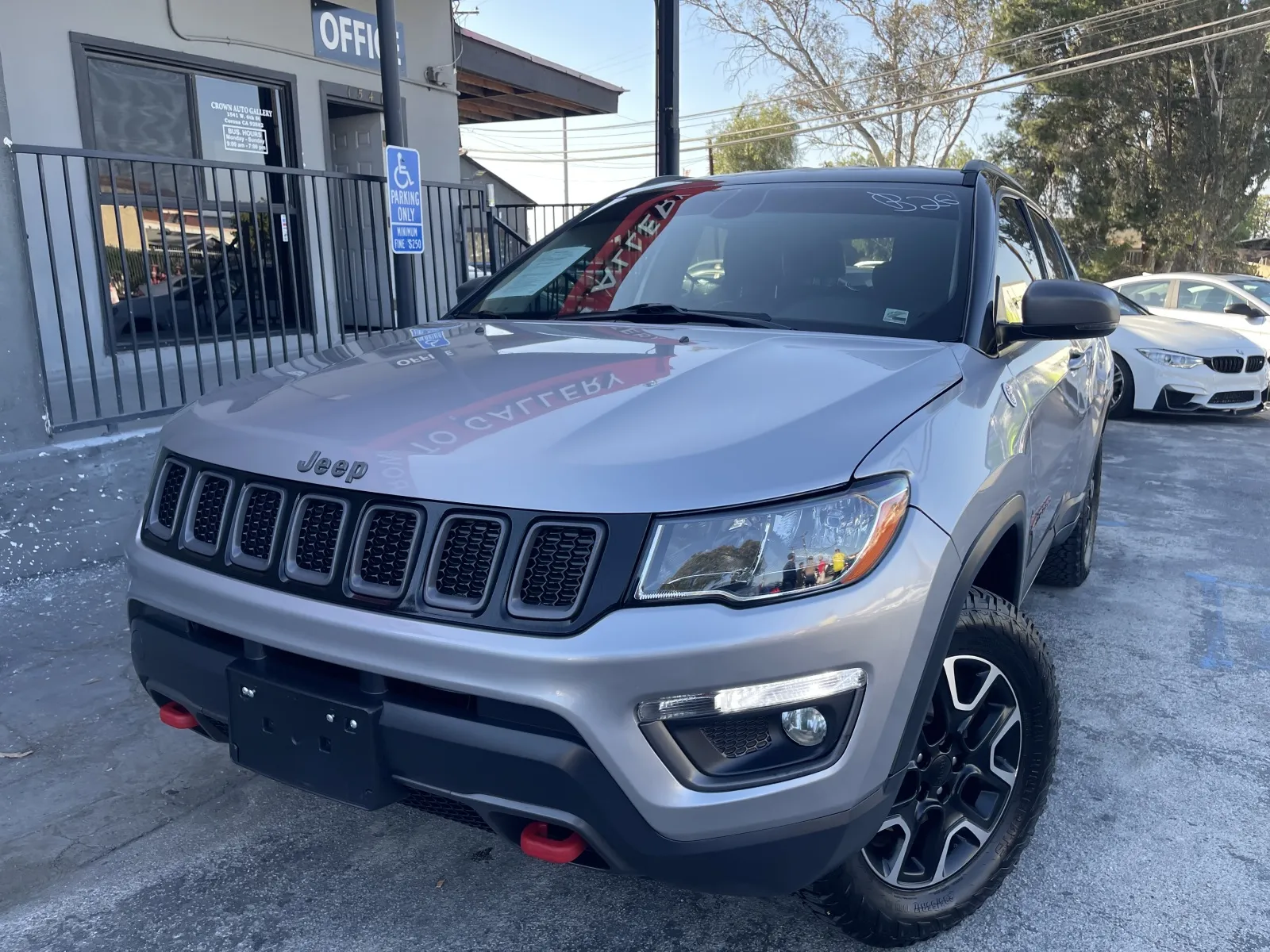Silver 2020 Jeep Compass Trailhawk for sale in Corona, CA