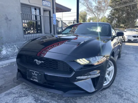 Black 2019 Ford Mustang EcoBoost for sale in Corona, CA