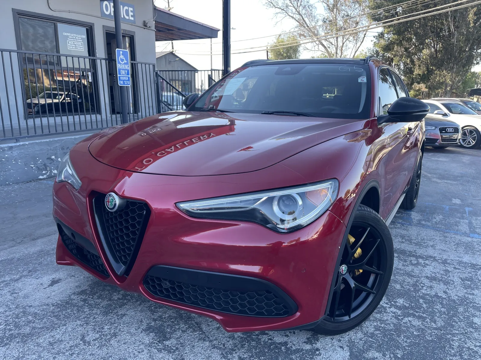 Red 2018 Alfa Romeo Stelvio Ti for sale in Corona, CA