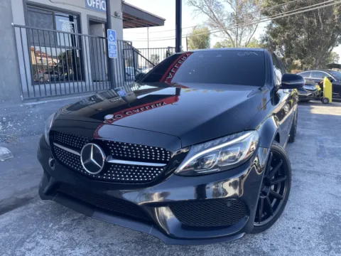 Black 2016 Mercedes-Benz C-Class C 450 AMG for sale in Corona, CA