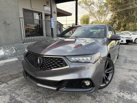 Gray 2019 Acura TLX w/Tech w/A-SPEC for sale in Corona, CA