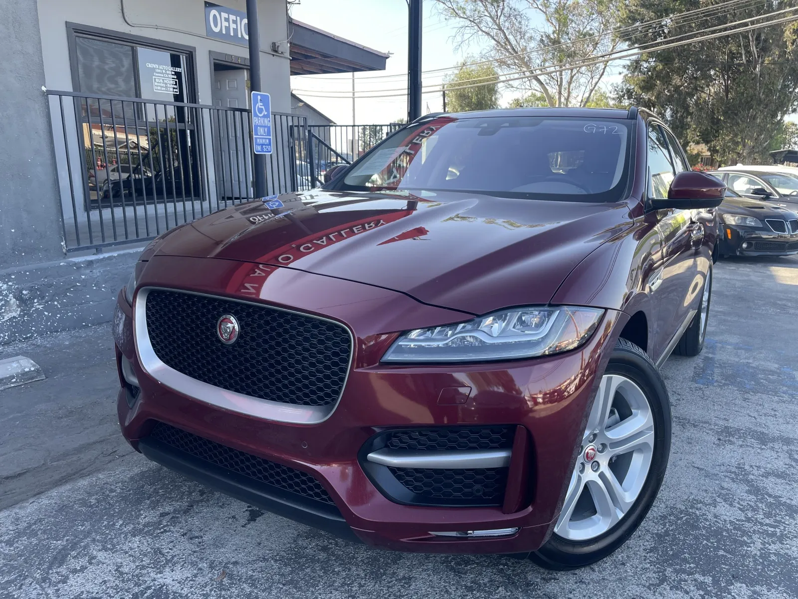 Red 2017 Jaguar F-PACE 35t R-Sport for sale in Corona, CA