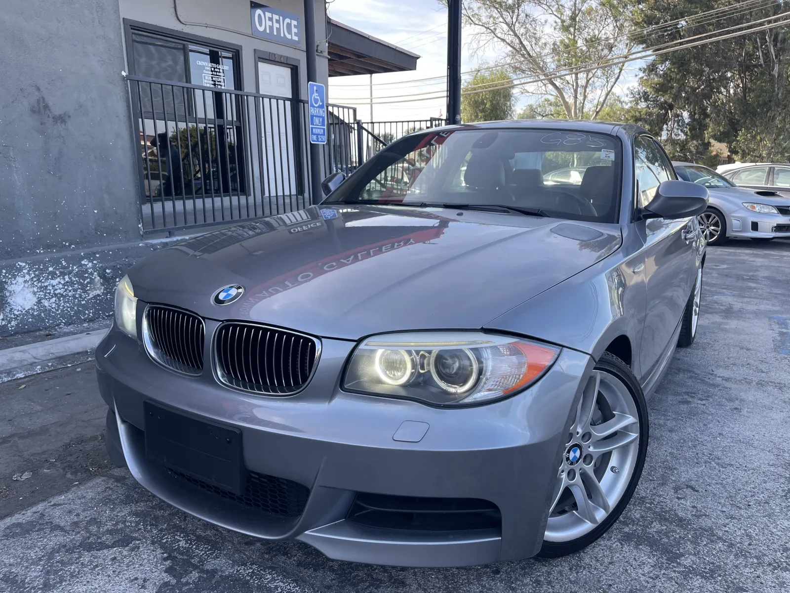 Gray 2012 BMW 1 Series 135i for sale in Corona, CA