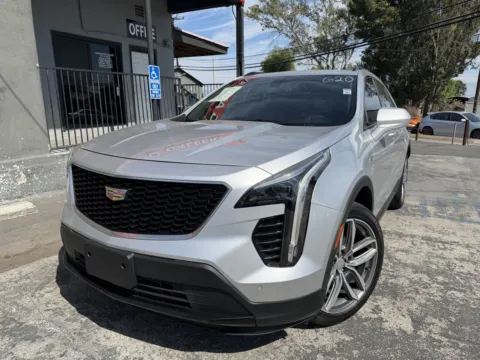 Silver 2019 Cadillac XT4 Sport for sale in Corona, CA