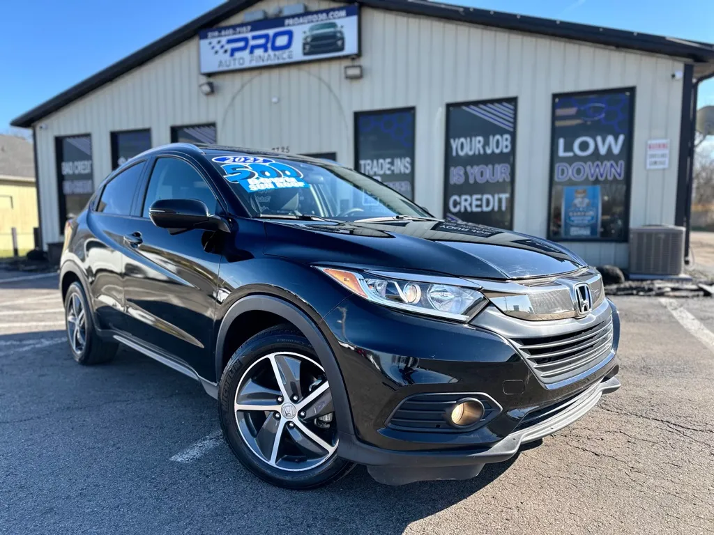 Black 2022 HONDA HR-V EX for sale in Crown Point, IN