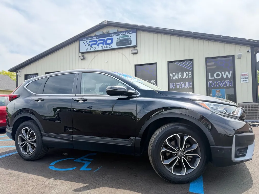 Black 2021 HONDA CR-V EX for sale in Crown Point, IN