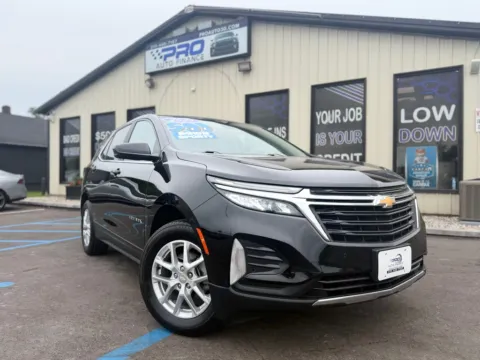 Black 2023 CHEVROLET EQUINOX LT for sale in Crown Point, IN