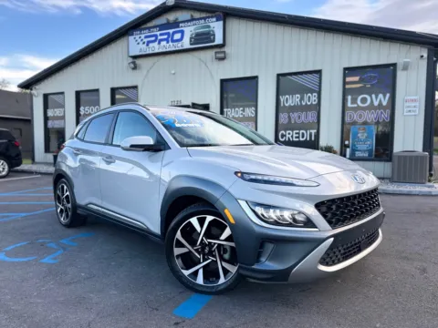 Gray 2022 HYUNDAI KONA LIMITED for sale in Crown Point, IN