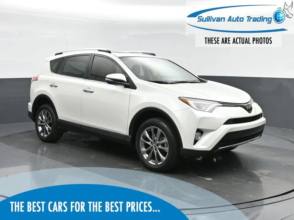 White 2018 Toyota RAV4 Limited for sale in Norfolk, VA