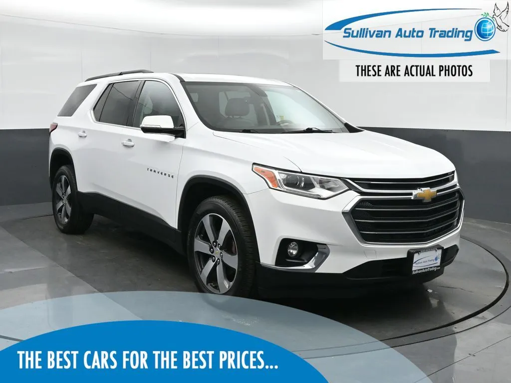 White 2019 Chevrolet Traverse 3LT for sale in Norfolk, VA