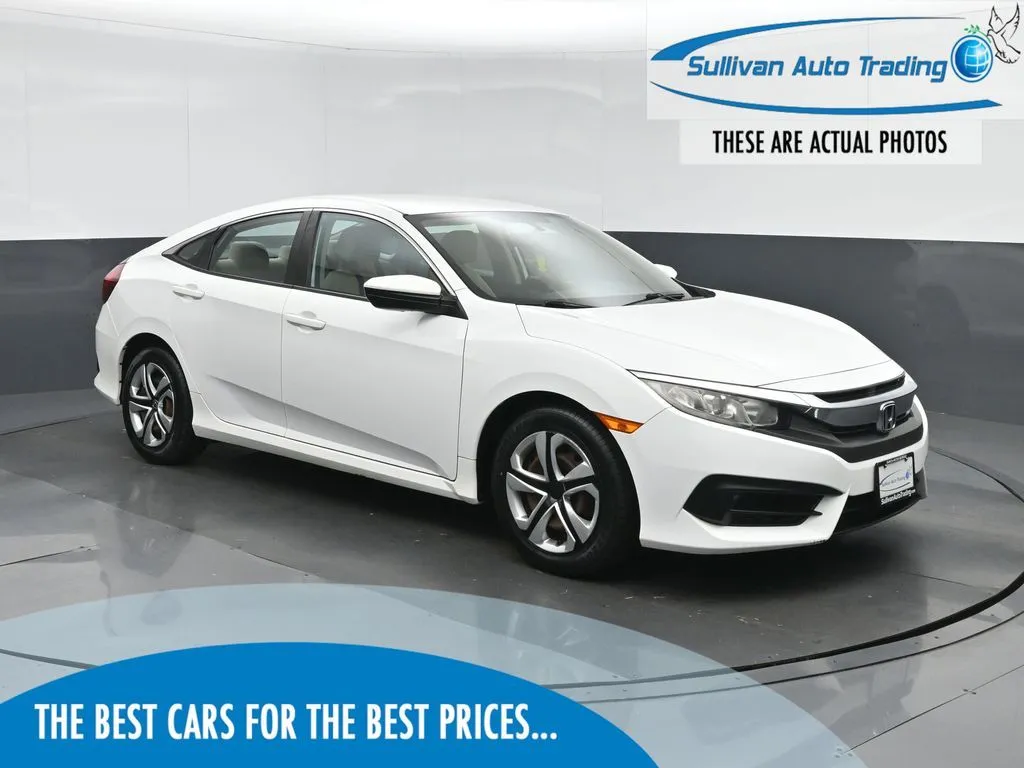 White 2018 Honda Civic LX for sale in Norfolk, VA