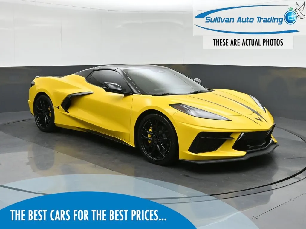 Yellow 2025 Chevrolet Corvette Stingray for sale in Fredericksburg, VA