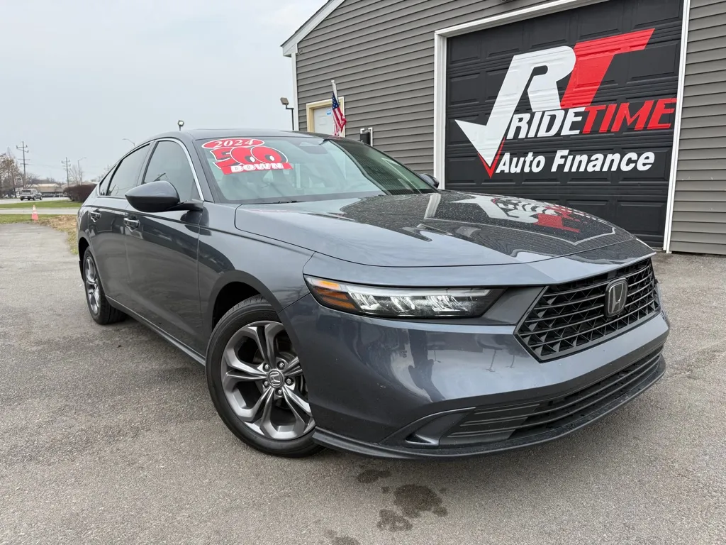 Blue 2024 HONDA ACCORD EX for sale in Crown Point, IN