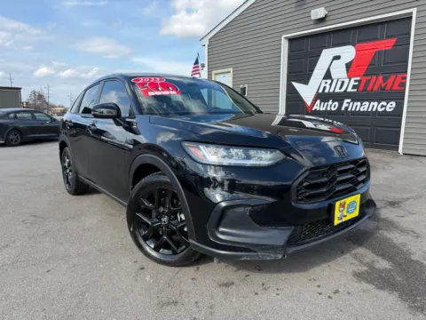 Black 2023 HONDA HR-V SPORT for sale in Crown Point, IN