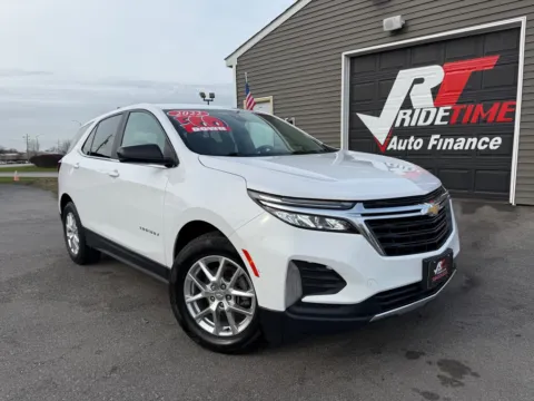 White 2022 CHEVROLET EQUINOX LT for sale in Crown Point, IN