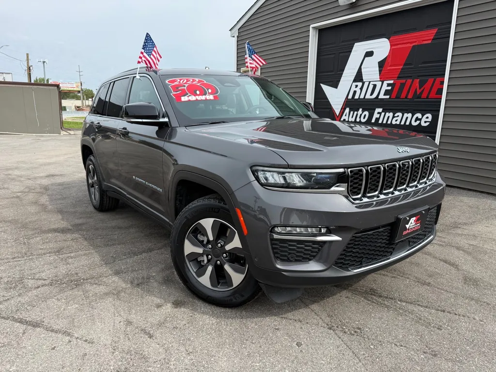 Gray 2022 JEEP GRAND CHEROKEE 4XE for sale in Crown Point, IN