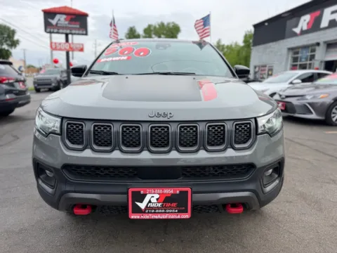 Photos of 2024 JEEP COMPASS TRAILHAWK for sale in Merrillville, IN at Ride Time Auto Finance Broadway
