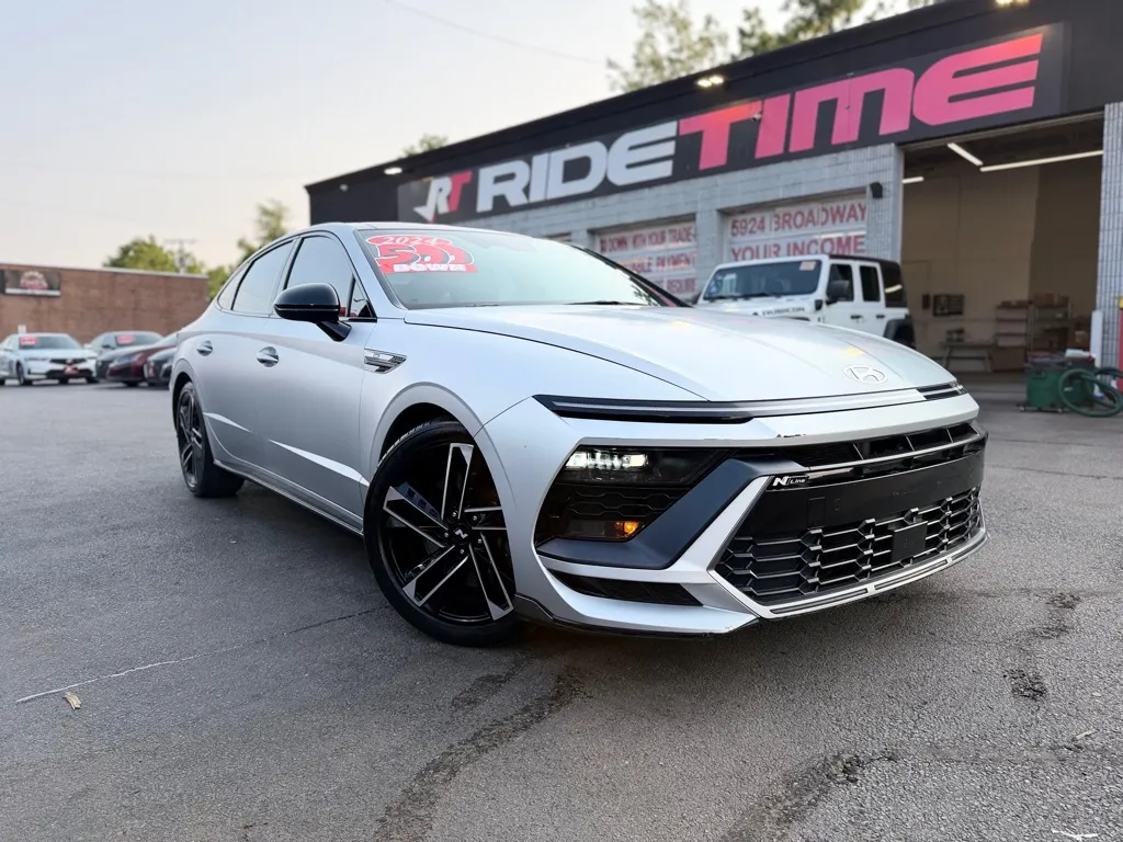 Silver 2024 HYUNDAI SONATA N LINE for sale in Merrillville, IN