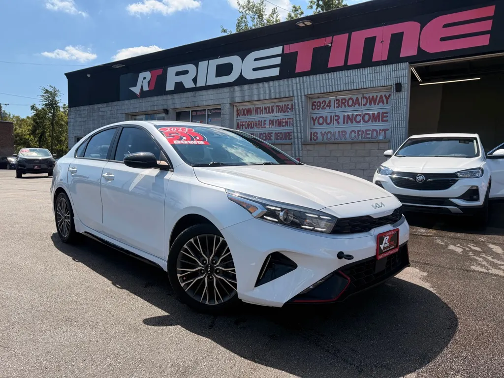 White 2024 KIA FORTE GT-LINE for sale in Merrillville, IN