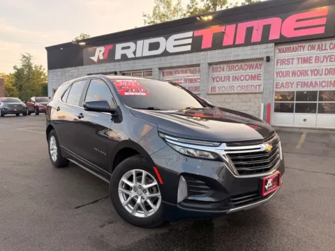 Gray 2022 CHEVROLET EQUINOX LT for sale in Merrillville, IN