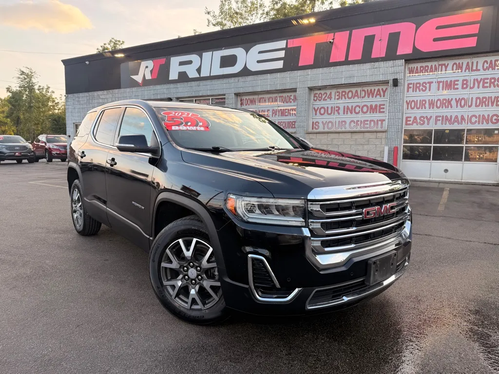 Black 2021 GMC ACADIA SLE for sale in Merrillville, IN