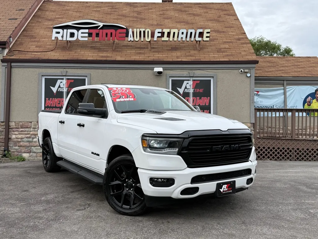 White 2023 RAM 1500 LARAMIE 4X4 for sale in Merrillville, IN