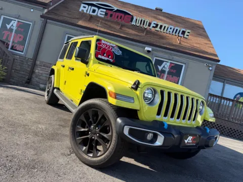 Another view of 2023 JEEP WRANGLER SAHARA 4XE for sale in Merrillville, IN at Ride Time Auto Finance Merrillville