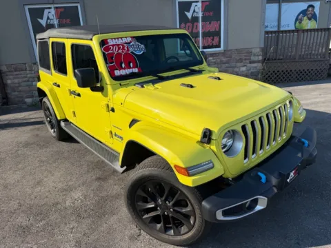 More photos of 2023 JEEP WRANGLER SAHARA 4XE at Ride Time Auto Finance Merrillville, IN