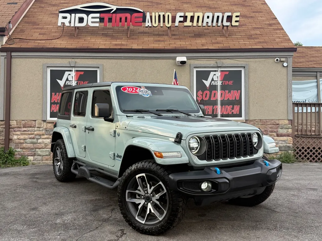 Gray 2024 JEEP WRANGLER SPORT S 4XE for sale in Merrillville, IN
