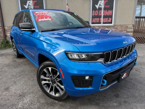 Another view of 2022 JEEP GRAND CHEROKEE OVERLAND 4XE for sale in Merrillville, IN at Ride Time Auto Finance Merrillville