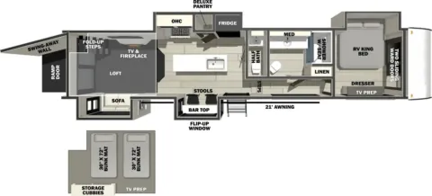 Photos of 2026 Forest River VENGEANCE 411STORE for sale in Gulfport, MS at County Line Campers
