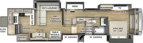 Photos of 2026 COLUMBUS RIVER RANCH 394RKL for sale in Gulfport, MS at County Line Campers