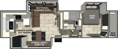 Photos of 2026 Forest River CRUSADER KING33 for sale in Gulfport, MS at County Line Campers