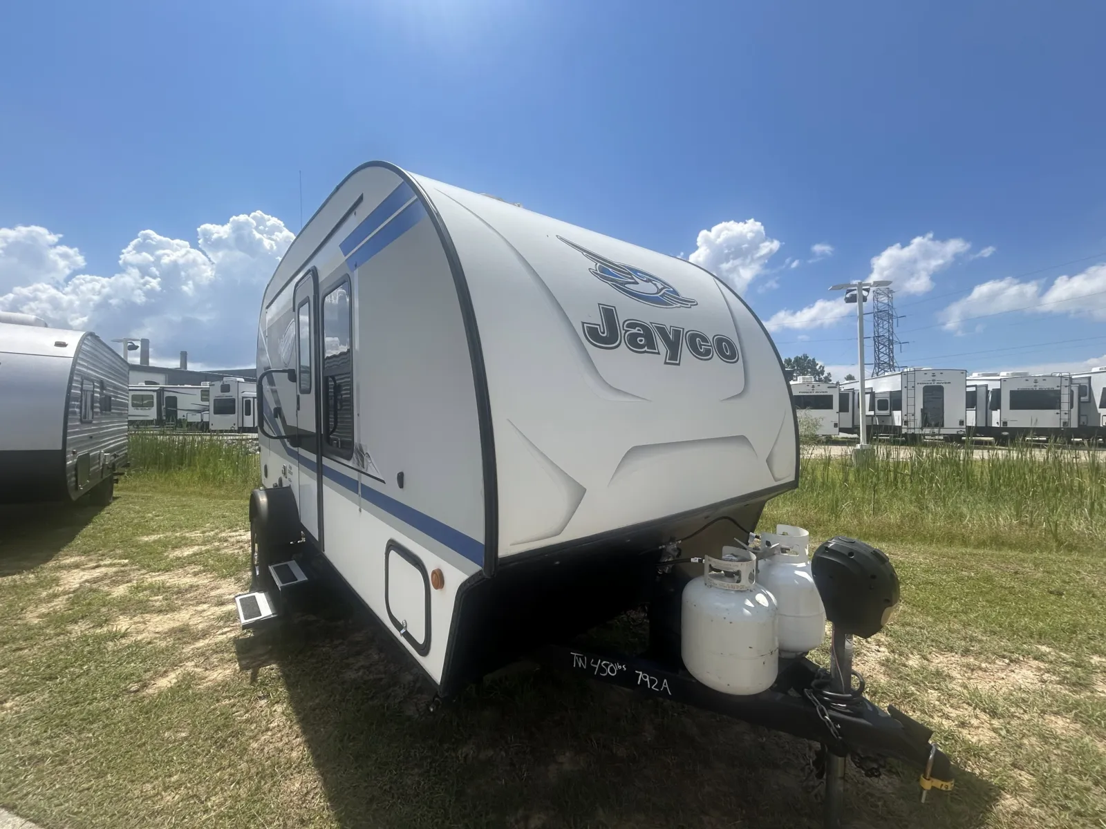White 2020 Jayco HUMMINGBIRD 17MBS for sale in Gulfport, MS
