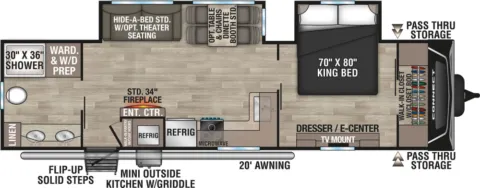 Photos of 2024 KZ CONNECT 302RBK for sale in Gulfport, MS at County Line Campers