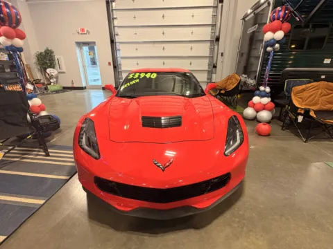 Red 2017 Chevrolet Corvette 1YW07 for sale in Gulfport, MS
