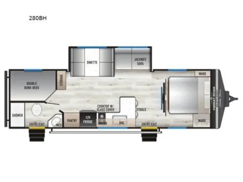 Photos of 2027 EAST TO WEST DELLA TERRA 280BH for sale in Gulfport, MS at County Line Campers