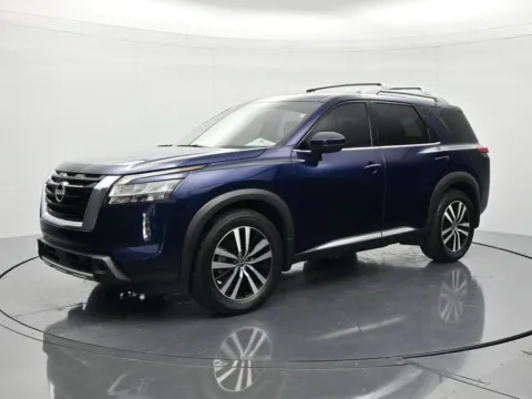 Blue 2024 Nissan Pathfinder Platinum for sale in Palatka, FL