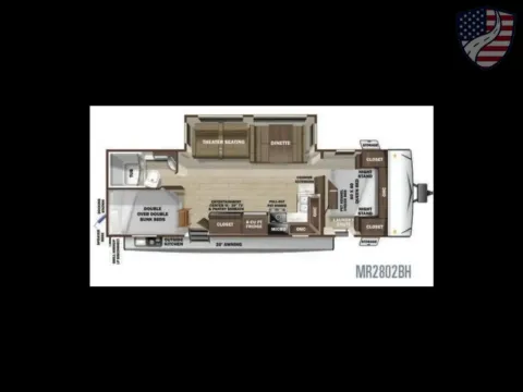 Another view of 2020 Highland Ridge Mesa Ridge Lite 2802BH for sale in Sulphur Springs, TX at Liberty Trail RV - Sulphur Springs