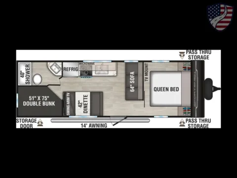 Another view of 2024 K-Z Sportsmen 260BHSE for sale in Sulphur Springs, TX at Liberty Trail RV - Sulphur Springs